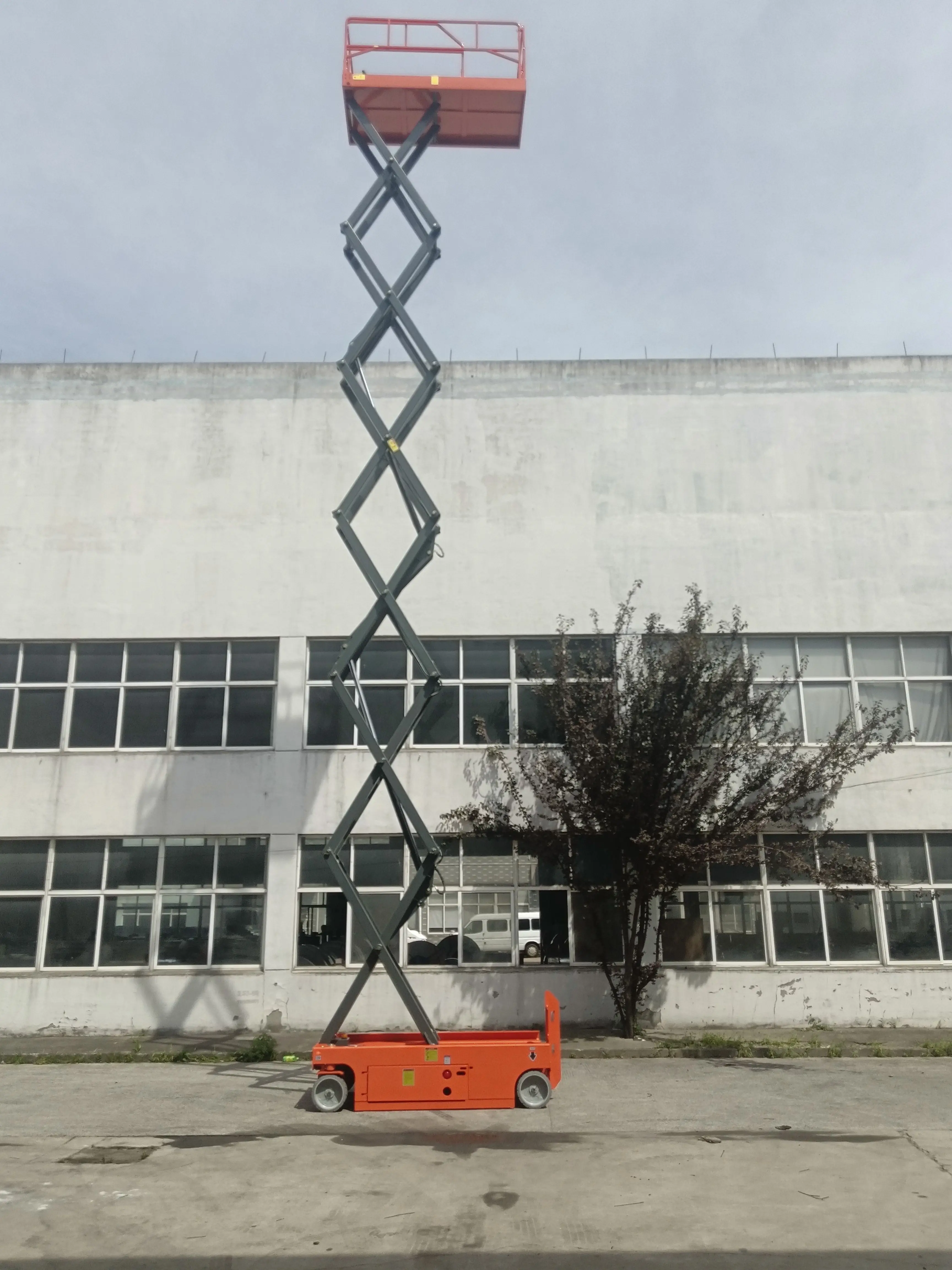 Everlift Self Propelled Work Platform Full Electric Scissor Lift 6m 8m ...