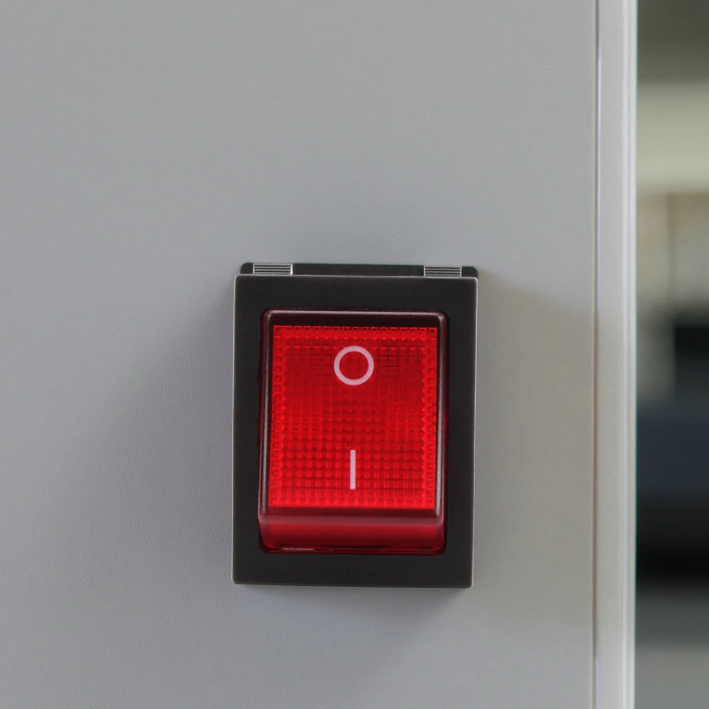 INTERRUPTOR BASCULANTE SPDT 6 PINES Y 2 POSICIONES ON-OFF CON KCD4 ROJO 220v 16a - Foto 11