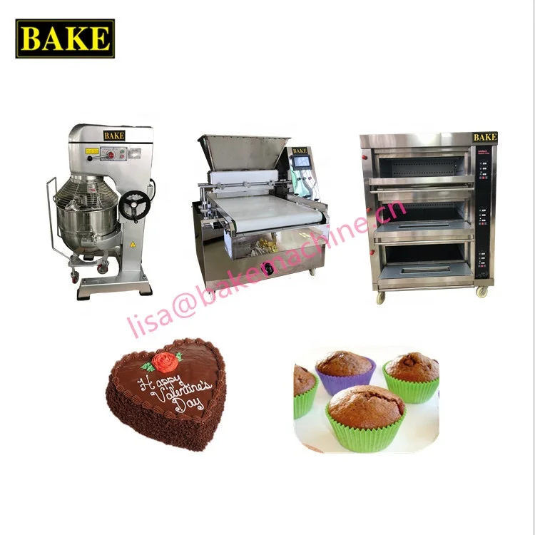 Semi Automatic Cake Making Machine Cake Manufacturing Machine Production Line