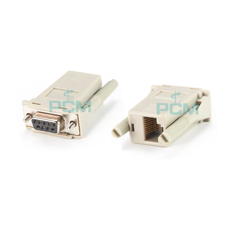 DB9 Female To RJ45 Female Console Adapter