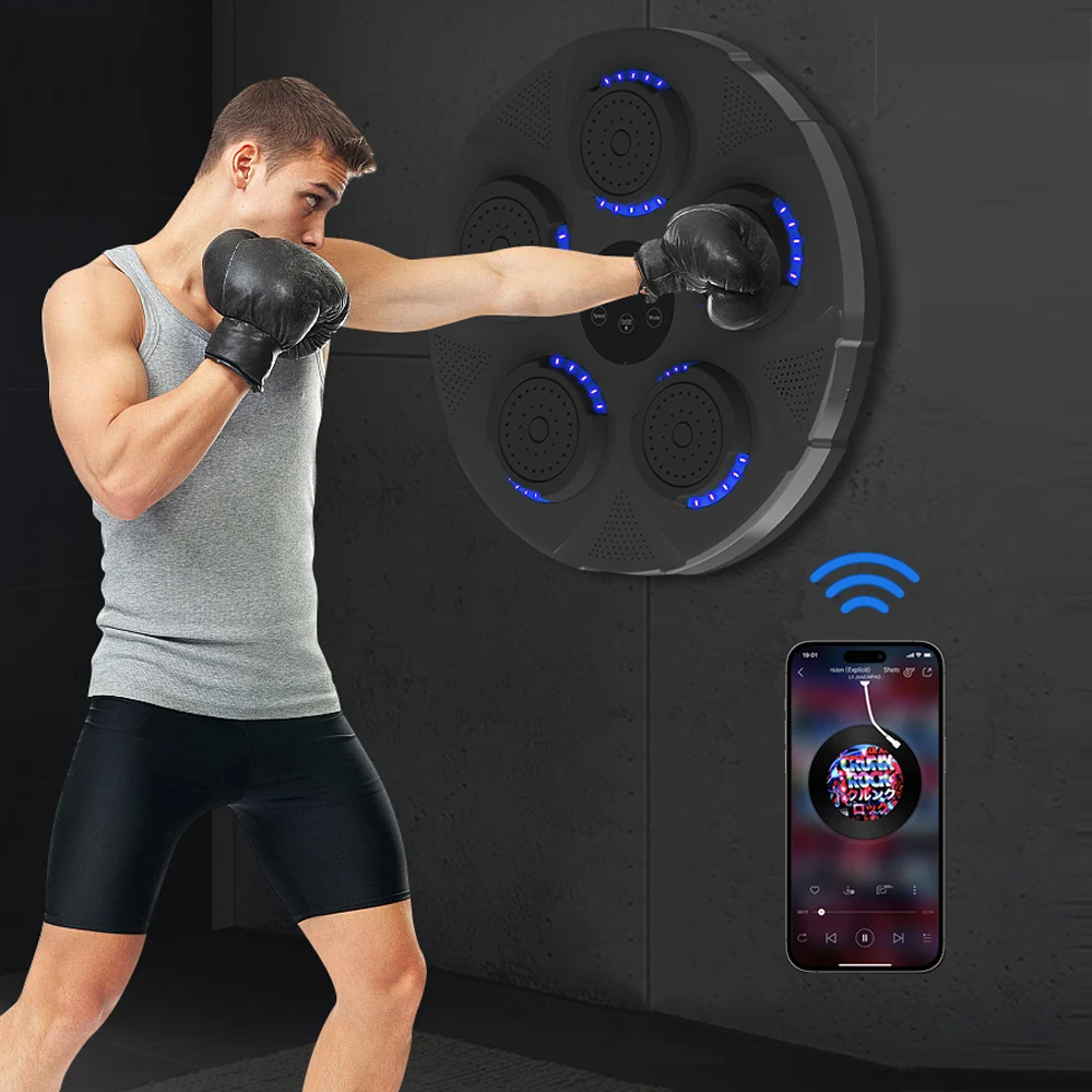 2025 Upgrade Wall Mounted Boxing Training Machine,Smart