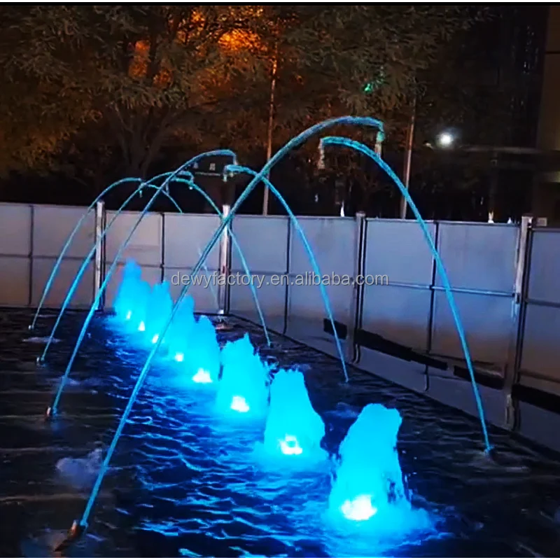 Free Design Fountain Outdoor - Stainless Steel Music & Jumping Jet Dancing Fountain for Pool
