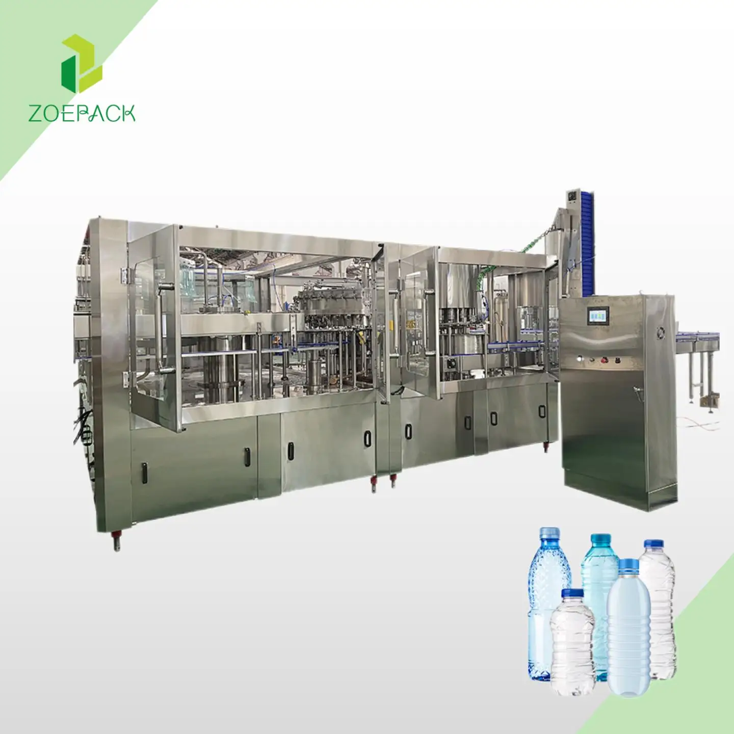 500ml 1500ml Water Juice High Speed 3 in 1 Washing Filling Capping Machine