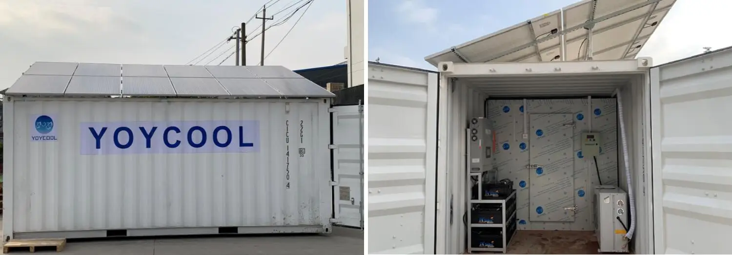 20ft Container Freezer Price Solar Cooling Room Freezer Refrigerator
