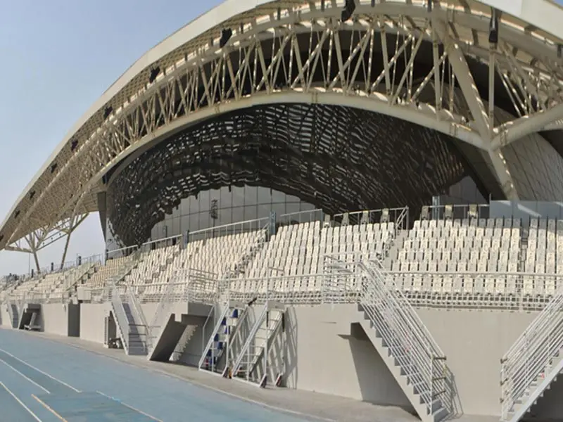 Prefabricated Steel Structure Football Stadium Roof Material Stadium