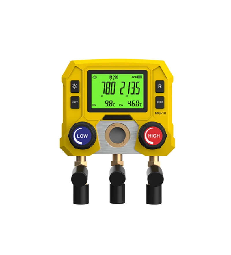 HVAC Parts Digital Manifold Pressure Gauge Digital Vacuum Pressure Manifold Tester Meter Air Conditioning Pressure Gauge Price