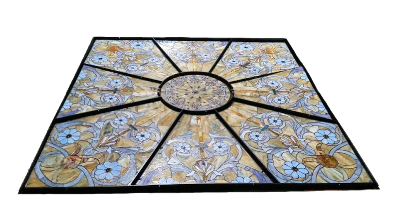 Gothic Stained Glass of Cathedral Window