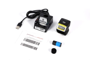Lector de código de barras de anillo inalámbrico IP65 resistente