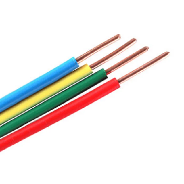 Hight Quality Bv Solid Copper Electrical Cable 1.5mm 2.5mm 4mm 6mm 10mm