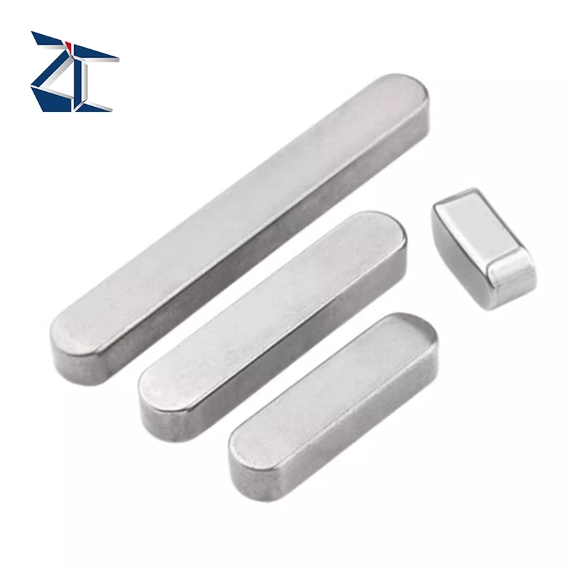 Quality assuredc Stainless Steel DIN6885 GB1096 Type A Double Round End Shaft Flat Parallel Keys