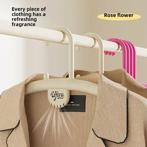 Wholesale Anti-Wrinkle Plastic Thickened Clothes Hangers Non-Slip Aromatherapy Dress Support Household Suitable Hanging Solution