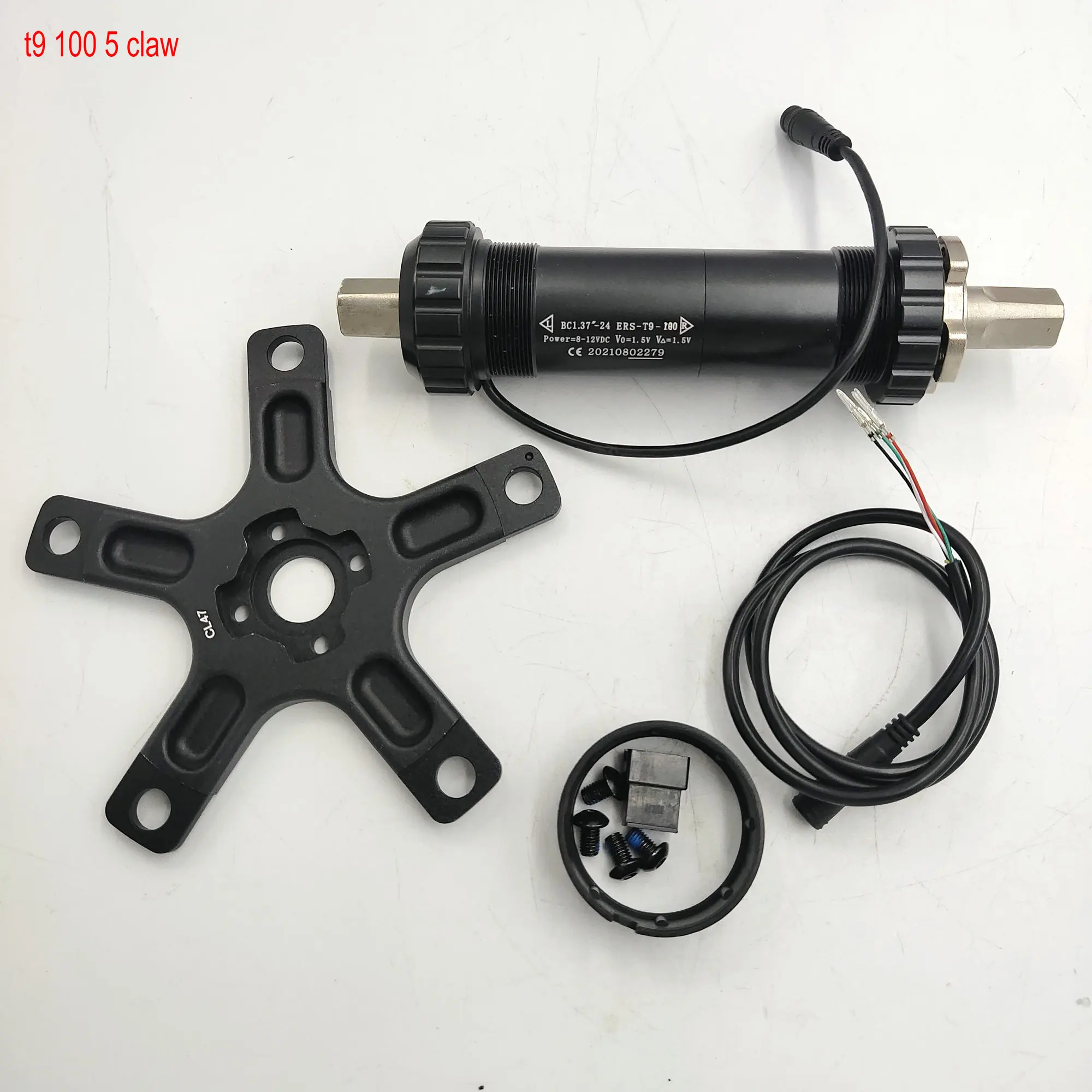 T9 トルクセンサー BB68-120mm ボトムブラケット 左出し配線 電動