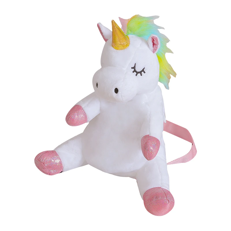 stuffed unicorn backpack