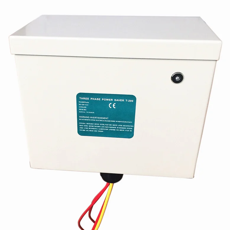 T200  3 Phase Power Factor Corrector Fast Electricity Reducer Best Power Saver for Industrial