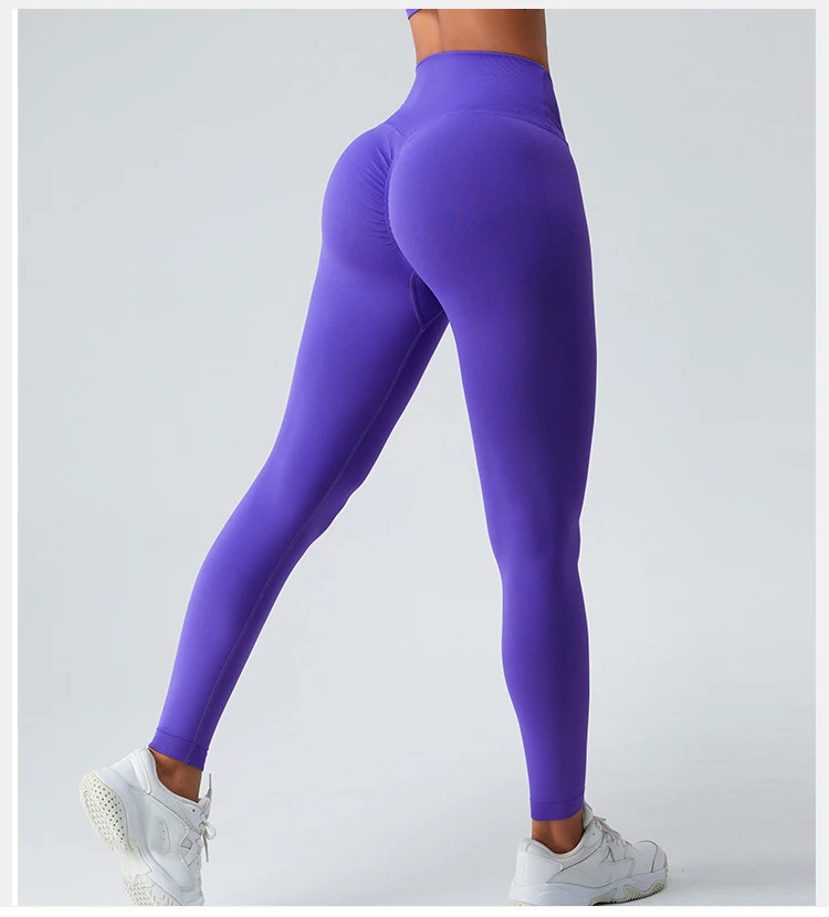 Wholesale Price Athletic Wear Push Up Seamless Gym Tights Scrunch Butt ...