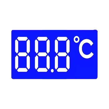 Factory direct price wide temperature lcd display STN blue backlight LCD display for vehicle products instruments and meters