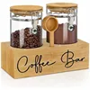 2 glass jars + wooden pallets
