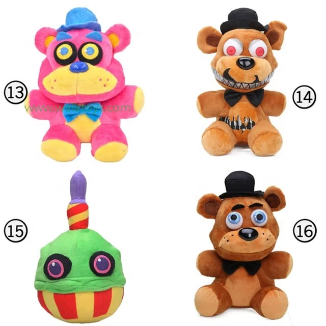 Five Nights At Freddy's Plüschpuppe – 33 Stile Zur Auswahl, Ca. 18–20 Cm, Aus Weichem Polyester
