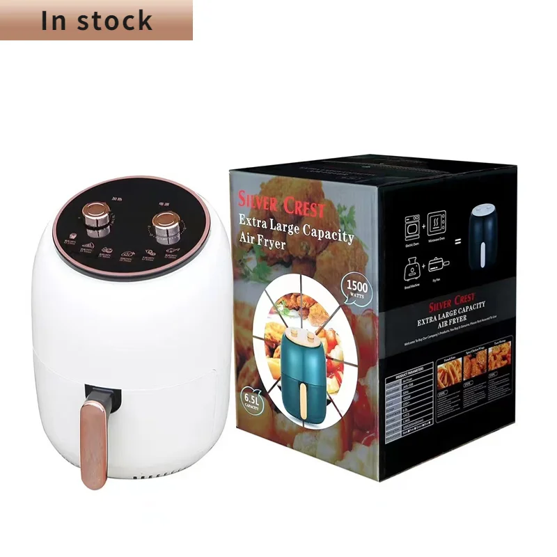 New Arrivals Nonstick Basket 1500w 6.5l Air Cooker Fryer Kitchen Appliances Hot Air Fryer With