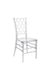 2021 Хрустальный полимерный складной стул chiavari (стул тиффани) для