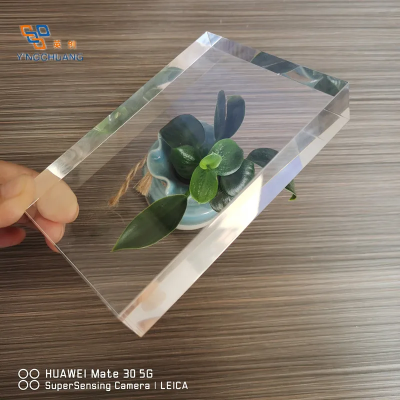Yingchuang High Quality Customized Size Laser Cut Size Lucite MMA 100% Raw Virgin Red Acrylic Tube for Decoration factory