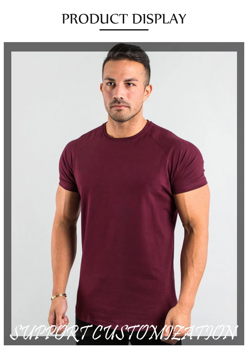 Training Exercise Short Sleeve T-shirt Men Lightweight Quick Dry Man T-shirt Sport Breathable Running T-shirts682_voghion.com