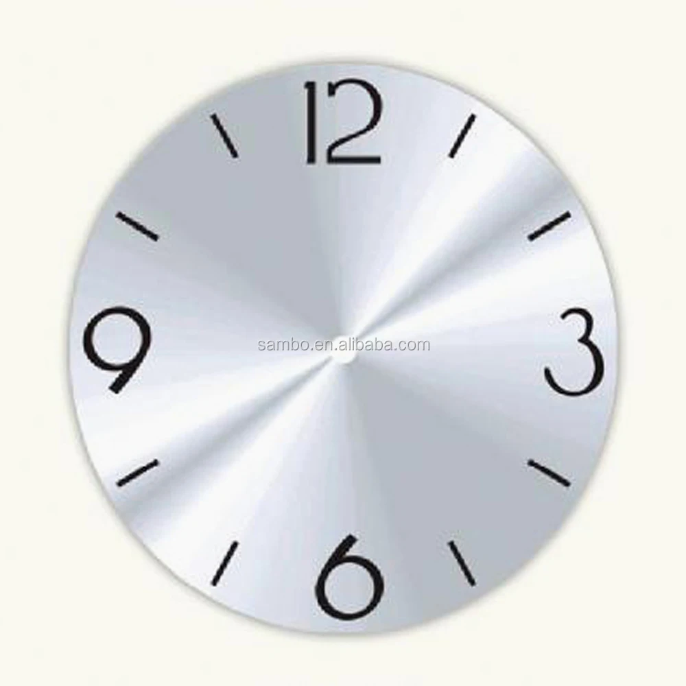 OEM Customize Aluminum Metal Clock Dial for Print