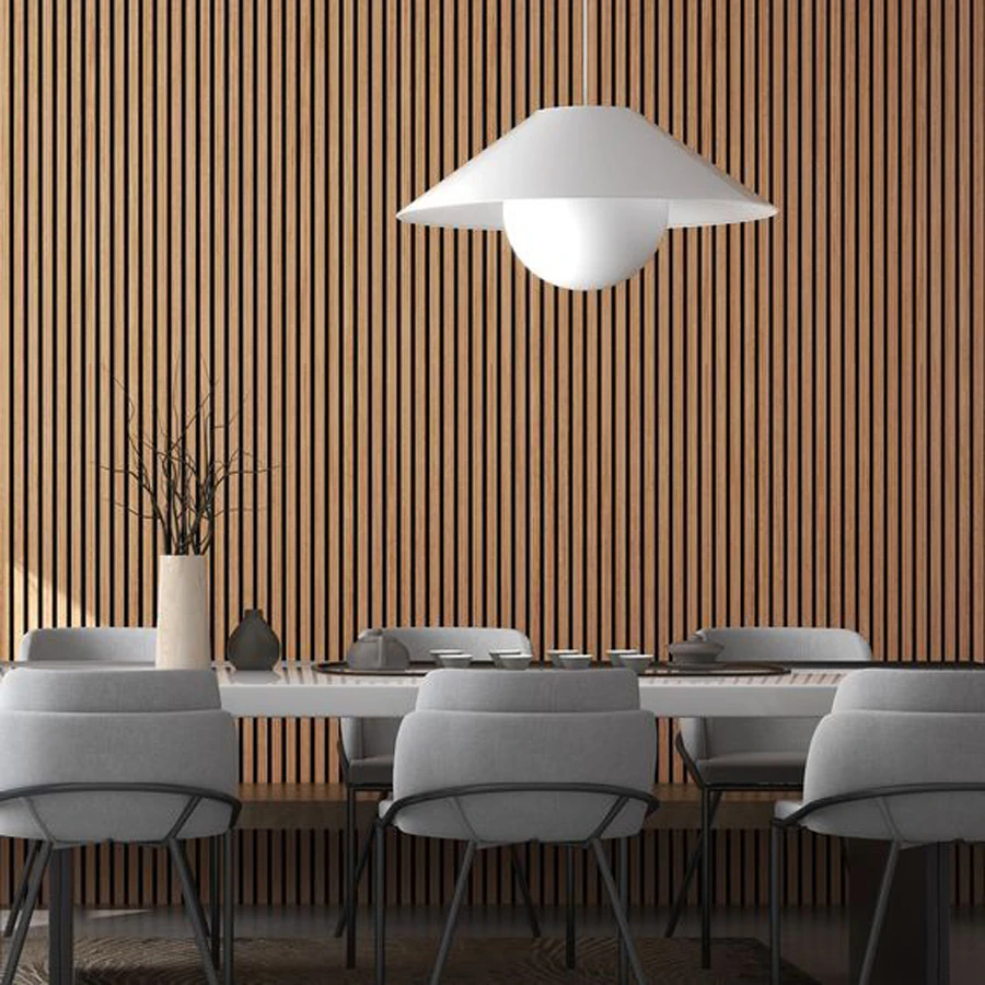 Акустические настенные панели Acousound из коричневого дерева, звукоизоляционное украшение, 3D доска, планка, деревянная акустическая панель