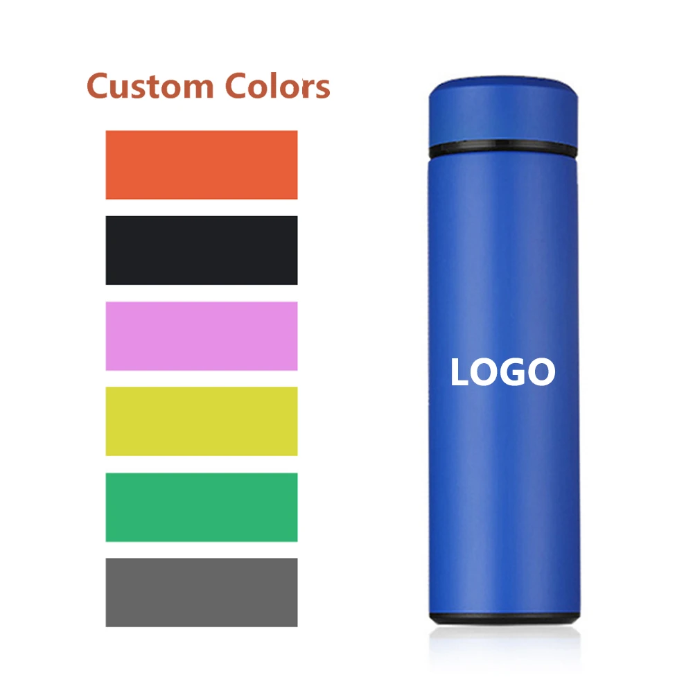 Custom Logo Stainless Steel Insulated Vacuum Flasks Smart Intelligent Water Bottle