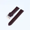 Rose Gold buckle dark browm