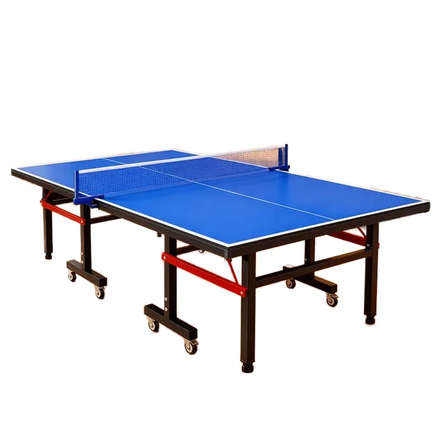 Standard Size Modern Moveable Foldable Outdoor & Indoor Table Tennis Table with Paddle for Entertainment and Exercise