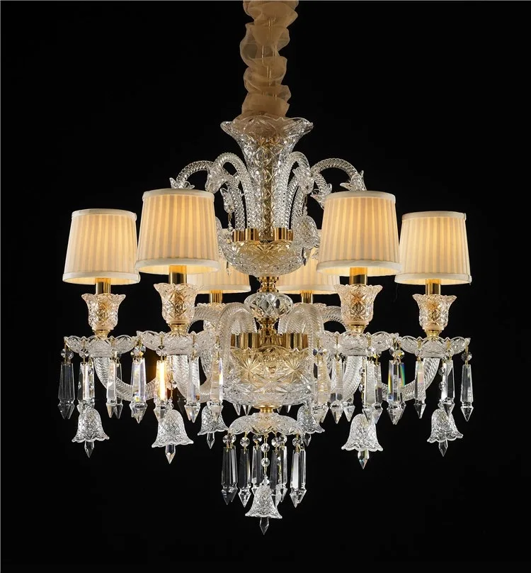 MEEROSEE Crystal Chandelier Luxurious Classic Chandelier Light Baroque Style Light MD87120