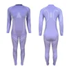 Purple white suit-xl