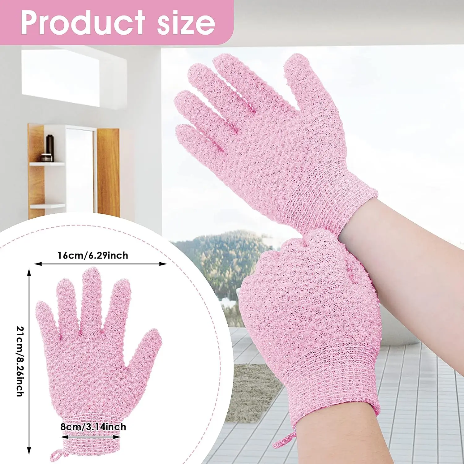 Exfoliating Bath Gloves Enhance Your Shower Experience