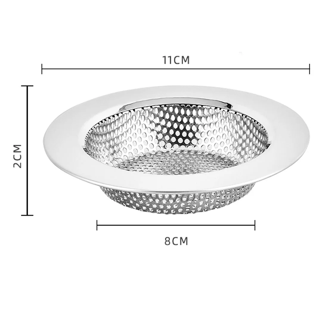 Custom Stainless Steel Sink Drain Strainer Prevent Clogging Fast Flow