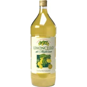 Top Quality Italian Liqueur Limoncello Del Mediterraneo 1 Lt - 6 Bottles Per Box For Dessert Pairing