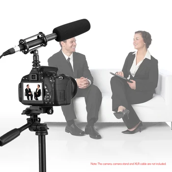 BOYA BY-BM6060 Professional Shotgun Microphone Super-Cardioid Condenser Mic for Video DSLR Camcorder detail image