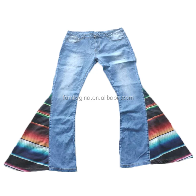 serape bell bottom jeans