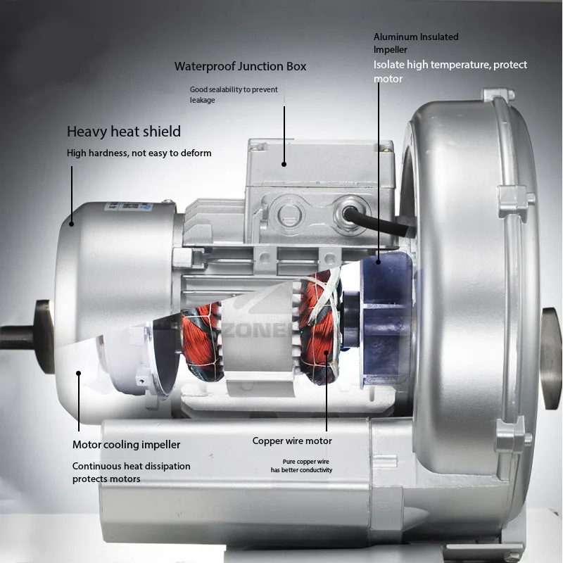 Compact Design Regenerative Blower, 220, Electric - detail 6