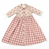 Plaid di zucca rosa