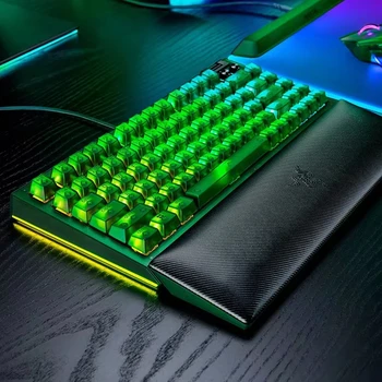 New Razer BlackWidow V4 75% Phantom Green Edition Keyboard Hot