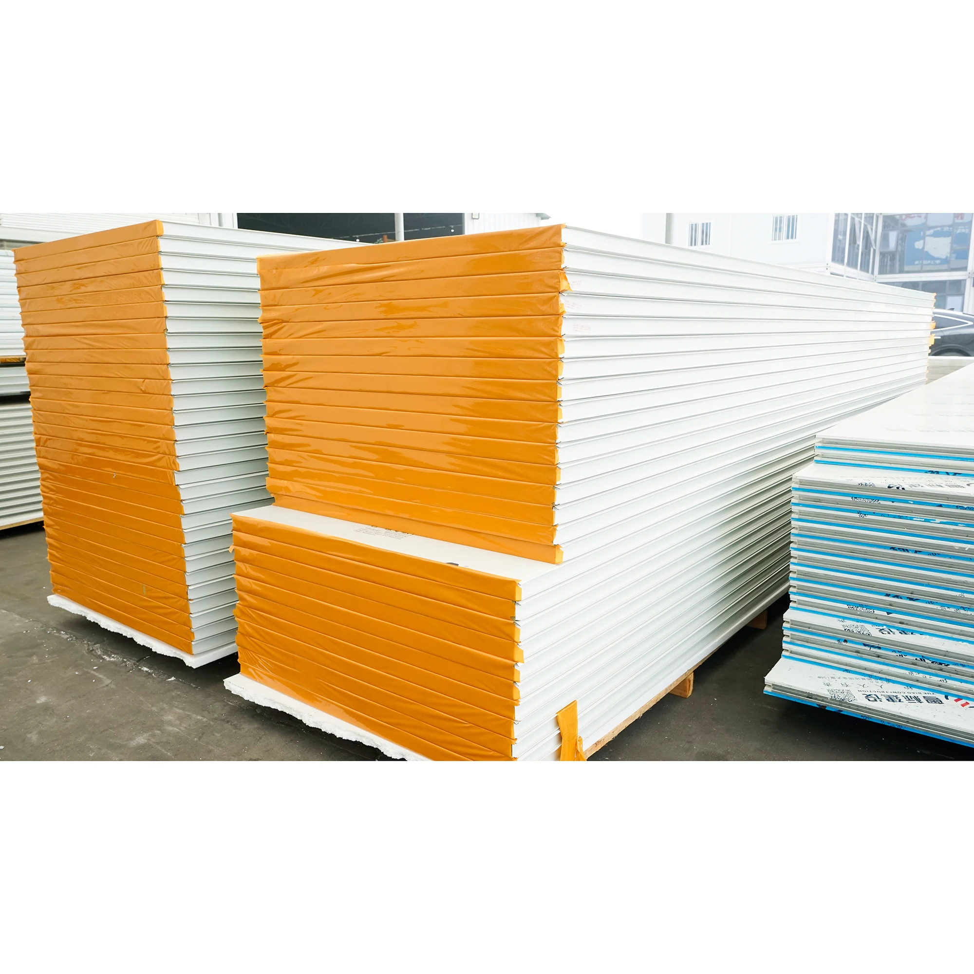 GMP standard Thermal Insulation rock wool clean room sandwich panel wall for Clean room engineering