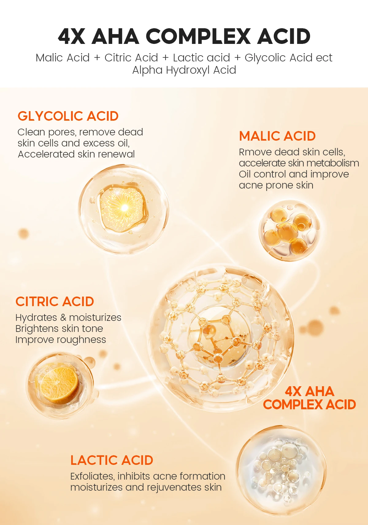 Vibrant Glamour 1% Salicylic Acid Skin Care Serum Anti-Acne Oil Control Exfoliating Toner for Adults