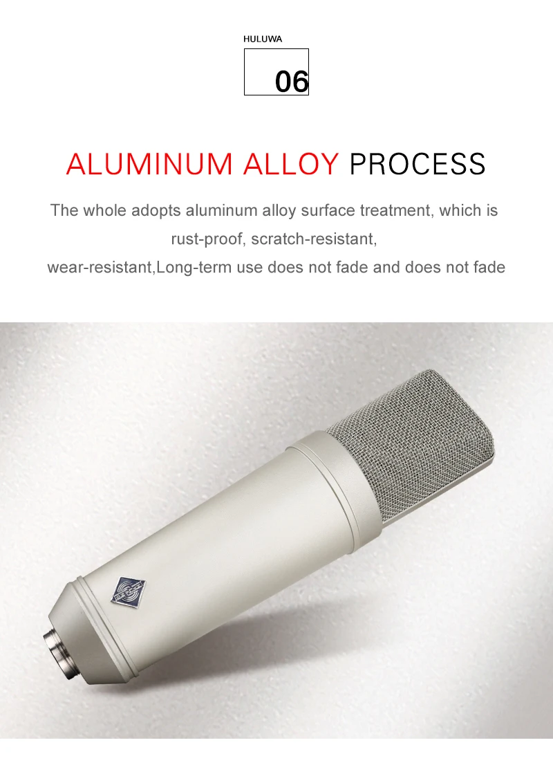 Конденсаторный микрофон U87 для прямой трансляции и распознавания. Корпус микрофона сделай сам