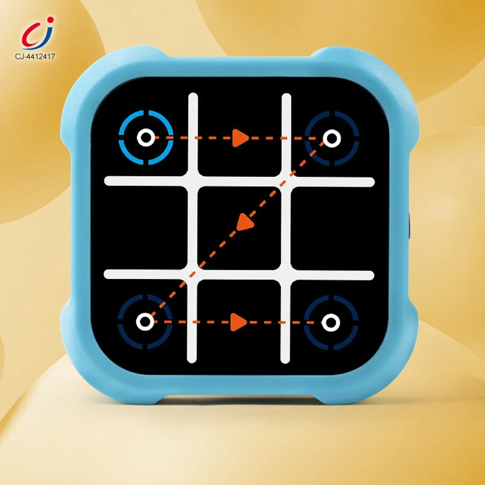 Chengji electronic smart tic tac toe digital game handheld portable chess game console toy digital tic tac toe game
