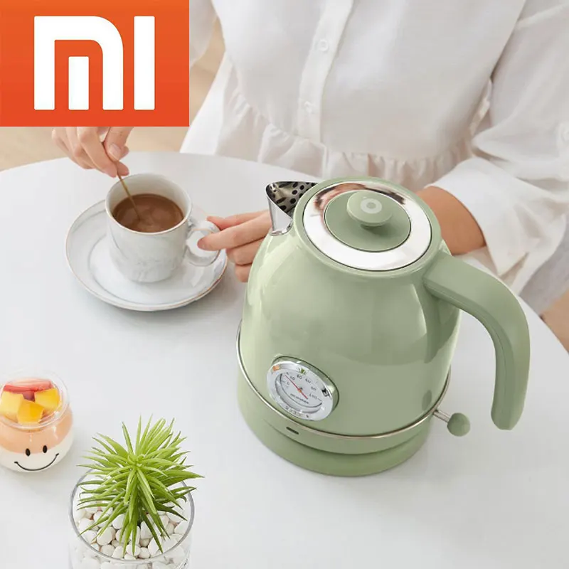 Retro Electric Kettle Import Temperature Control 1.7L Capacity