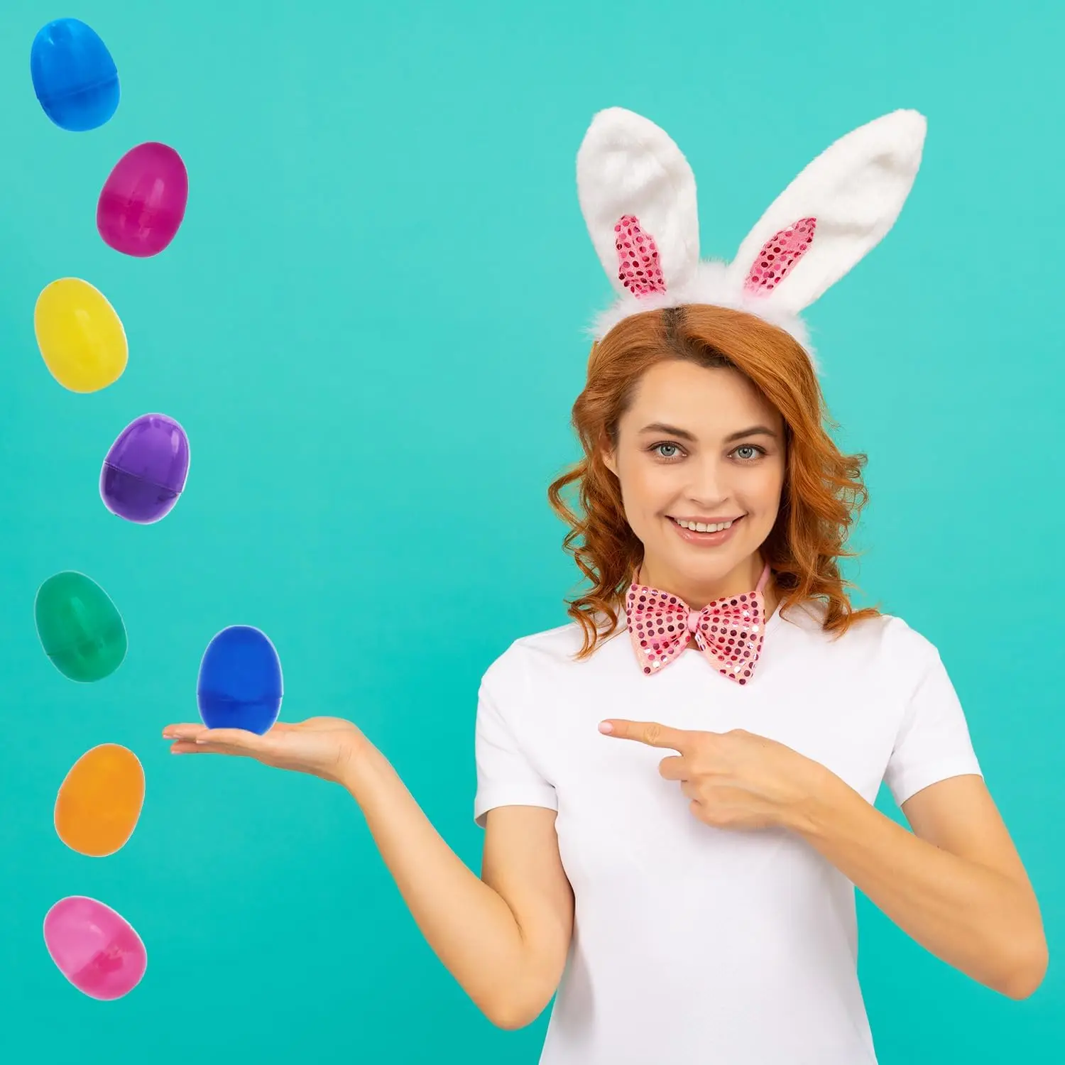 Оптовая продажа 2 25 украшение имитация пасхального яйца пластиковые пасхальные пластиковая Пасхальная корзина яйцо