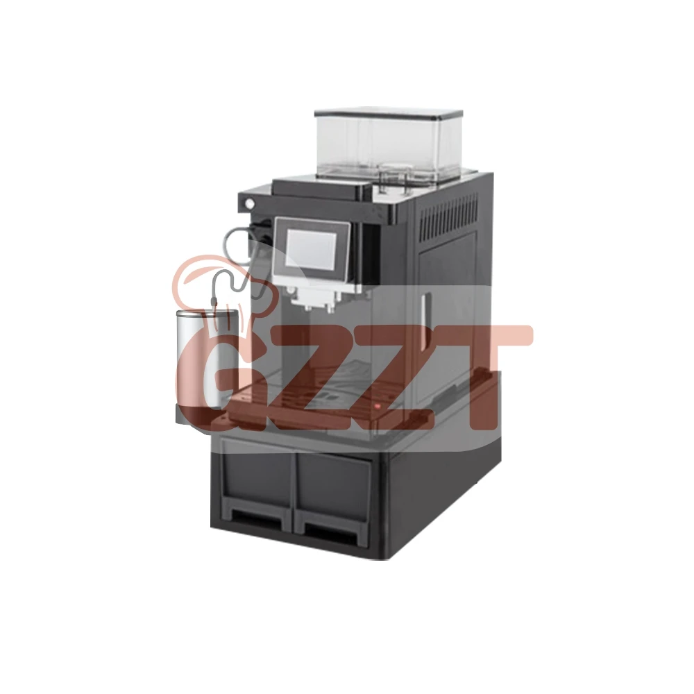 GZZT 全自動電動エスプレッソコーヒーメーカー コーヒー豆グラインダー