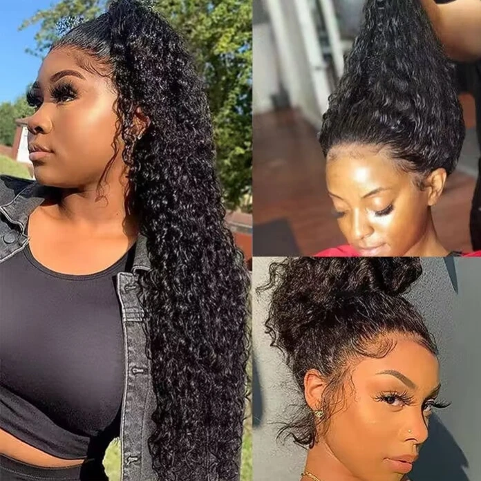 Hidden Strap Snug Fit 360 Pre Cut Lace Front Glueless Human Hair Wig with Drawstring Invisid Strap Raw Hair 360 Wig Without Glue