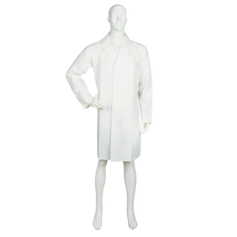 3q Cheap Spunbonded Disposable Lab Coats Wholesale For Nurses Doctors
